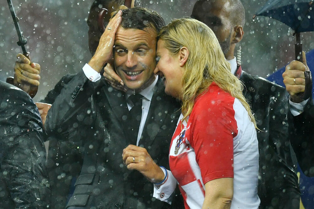 Kolinda Grabar Kitarović, Emanuel Makron, Foto: Reuters