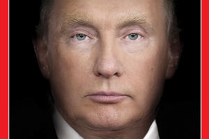 Nova provokativna ilustracija: Tajmova simbioza Trampa i Putina