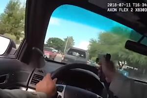 Filmska potjera u Las Vegasu: Policajac u vožnji pucao kroz...