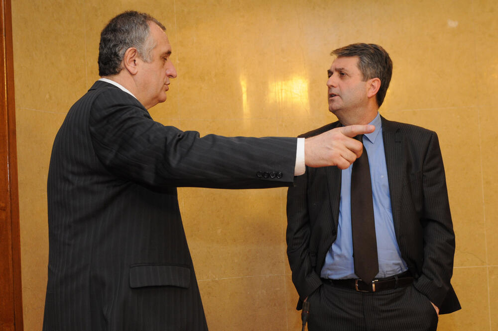 Predrag Bulatović, Mevludin Nuhodžić, Foto: Savo Prelević