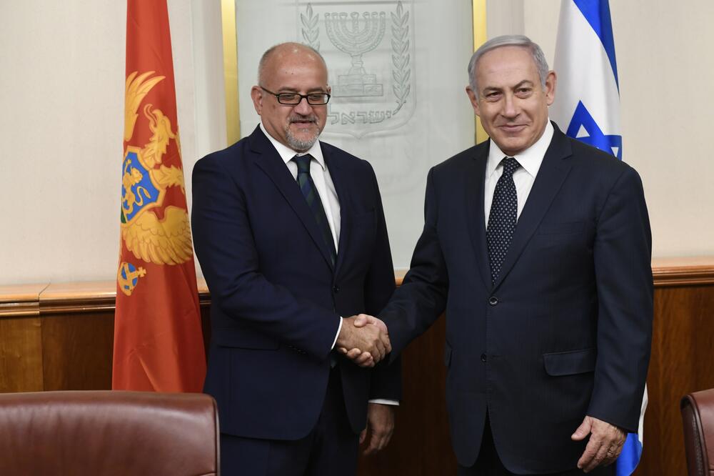 Srđan Darmanović, Benjamin Netanjahu, Foto: Ministarstvo vanjskih poslova