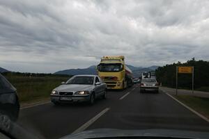 Kilometarske kolone na Jadranskoj magistrali