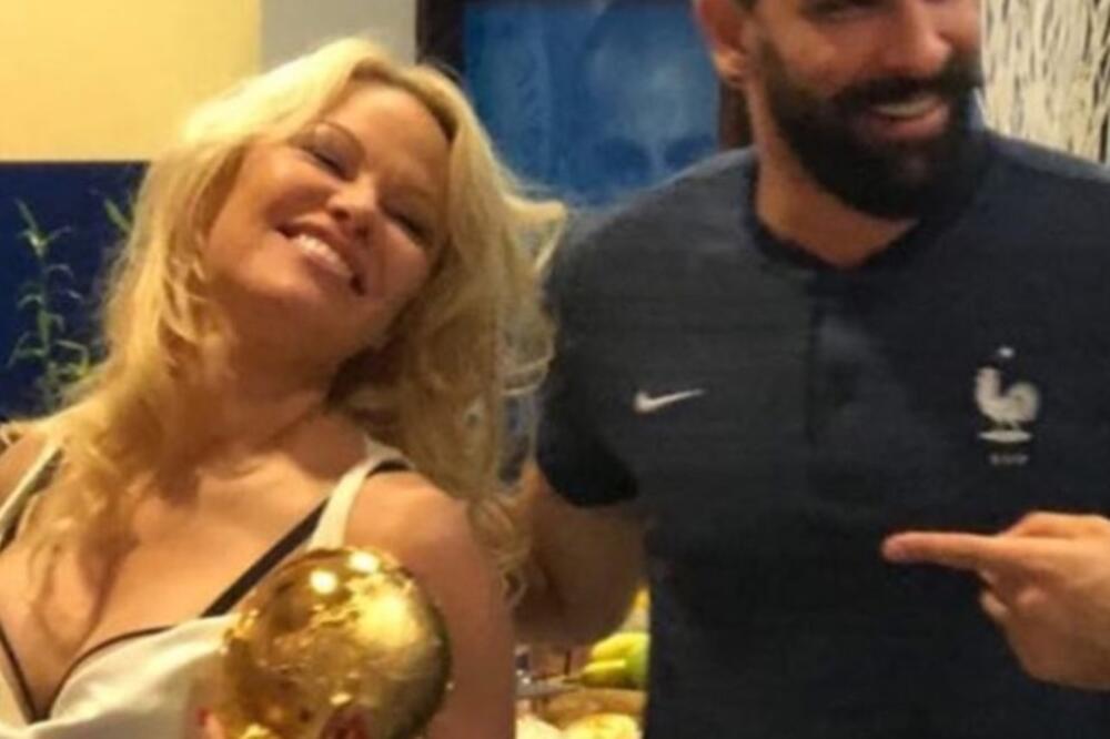 Pamela Anderson, Adil Rami, Foto: Instagram