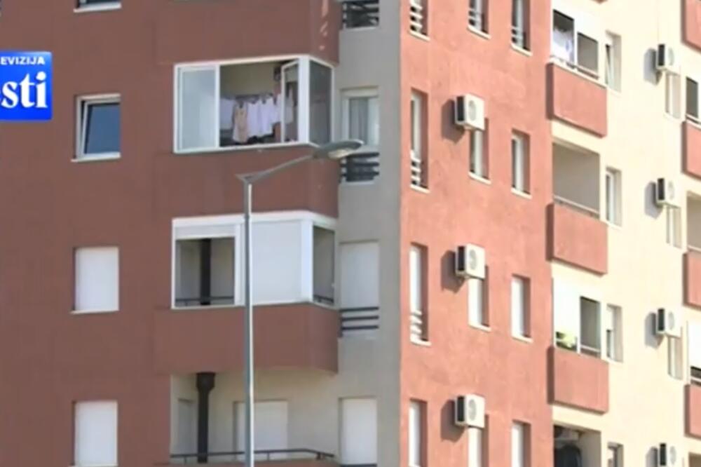 Zgrada, stanovi, Podgorica, Foto: Screenshot (TV Vijesti)