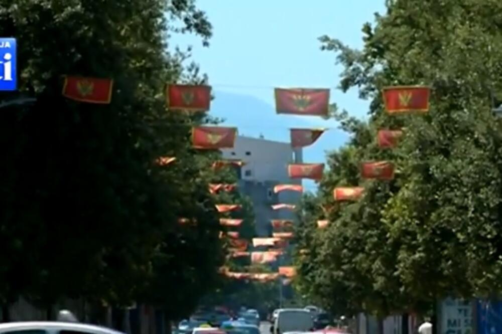 Zastave Crne Gore, Foto: Screenshot (TV Vijesti)