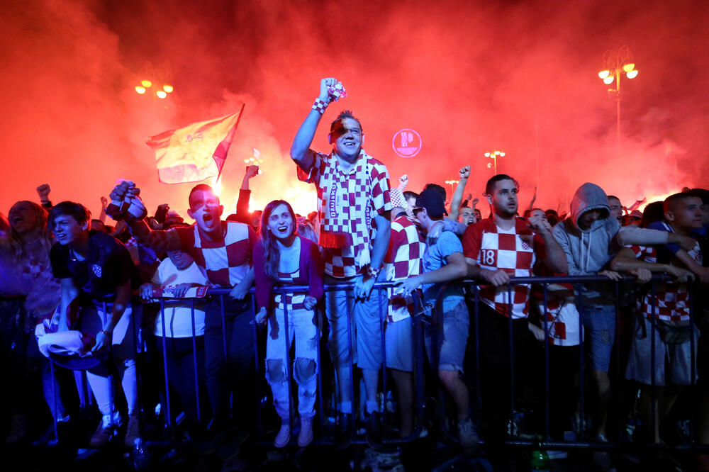 navijači Hrvatske, Foto: Reuters