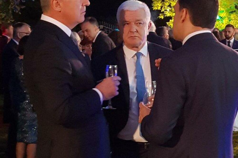 Milo Đukanović, Duško Marković, Foto: Twitter