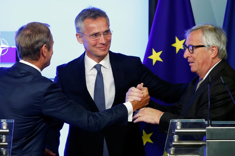 Jens Stoltenberg, Donald Tusk, Foto: Reuters