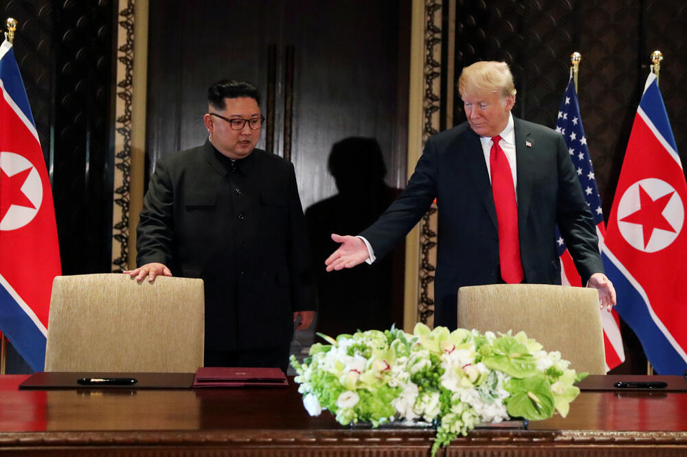 Donald Tramp, Kim Džong Un, Foto: Reuters