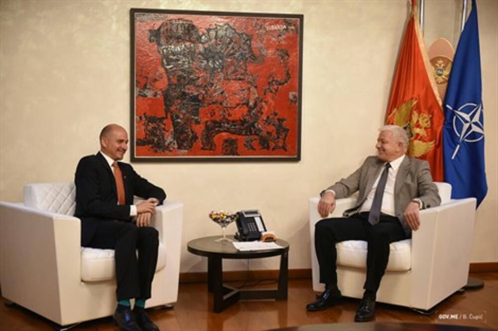 Kristijan Poša, Duško Marković, Foto: Gov.me