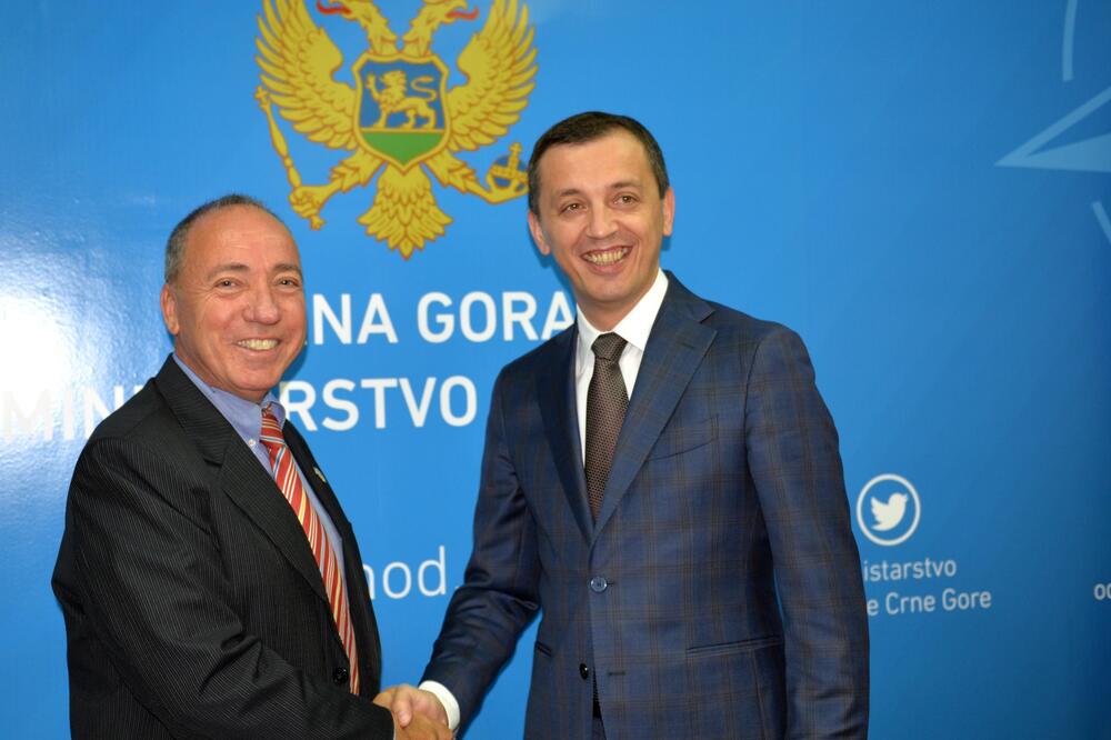 Juval Rotem, Predrag Bošković, Foto: Ministarstvo odbrane Crne Gore