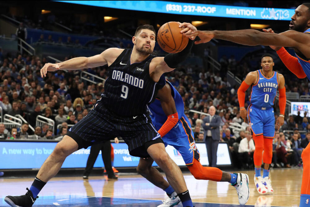 Vučević na meču protiv Oklahome, Foto: Reuters