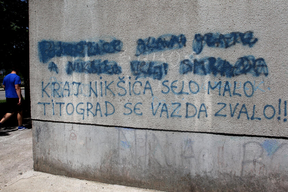 Kraj Nikšića, grafit, Foto: Luka Zeković