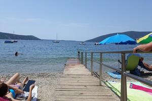 U Meljinama plaža prilagođena OSI, rampa i do MZ Bijela