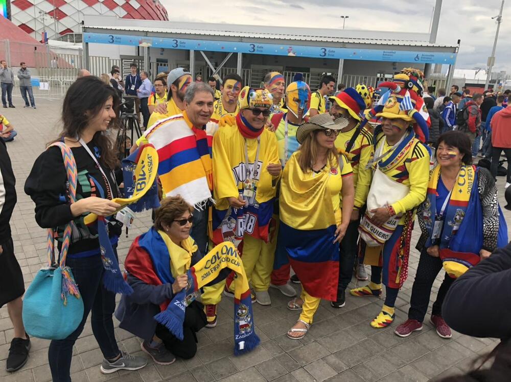 navijači Kolumbije
