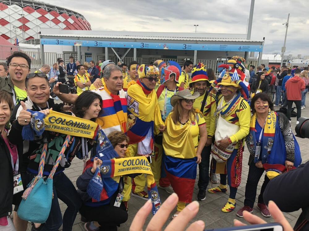 navijači Kolumbije