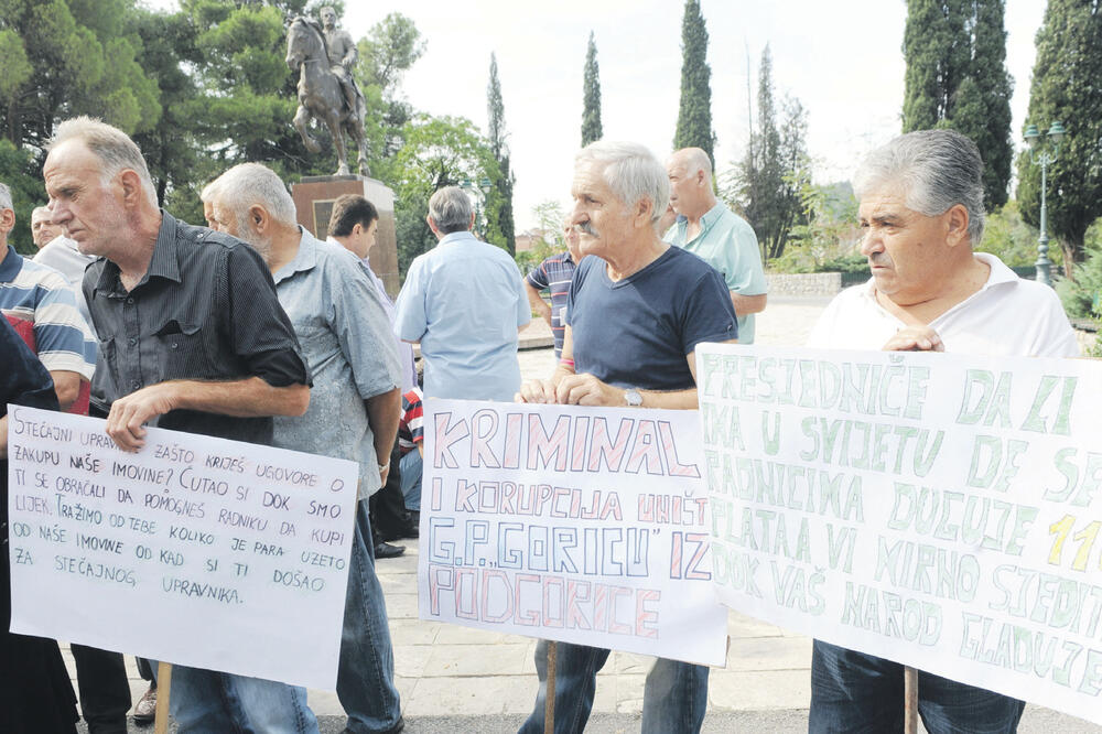 Radnici Gorice, Foto: Arhiva Vijesti