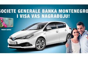 Societe Generale banka Montenegro i VISA vas nagrađuju