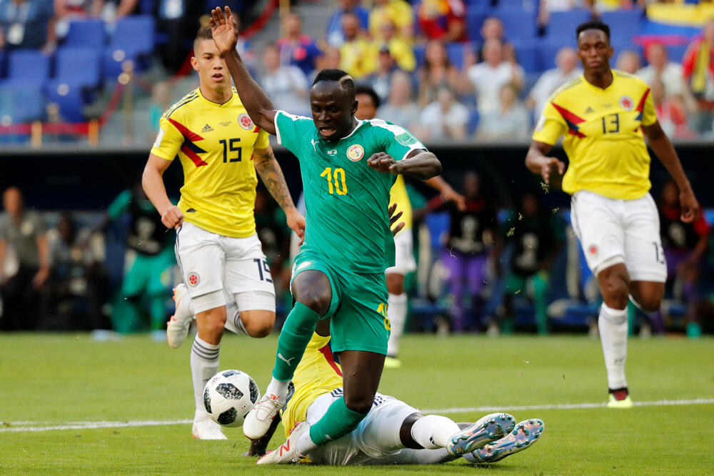 Sadio Mane, Svjetsko prvenstvo u fudbalu, Senegal - Kolumbija, Foto: Reuters