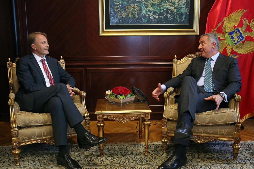 Milo Đukanović, Aivo Orav, Foto: Kabinet predsjednika Crne Gore