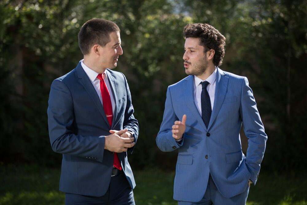 Aleksa Bečić, Dritan Abazović, Foto: Građanski pokret URA