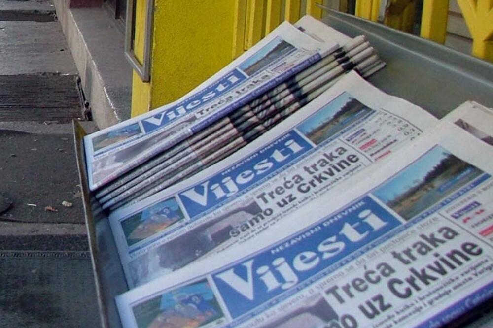 novine, Vijesti, Foto: Arhiva "Vijesti"
