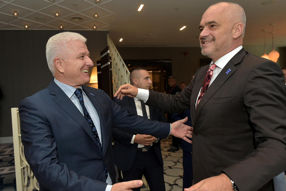 Duško Marković, Edi Rama, Foto: Gov.me