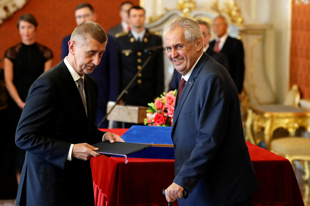 Andrej Babiš, Miloš Zeman, Foto: Reuters