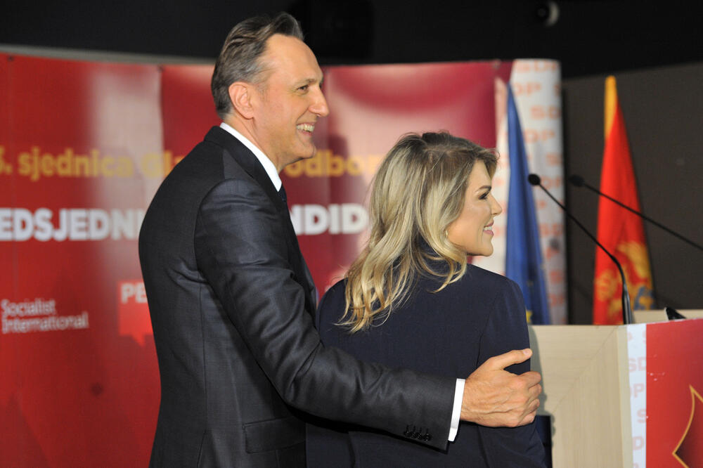 Ranko Krivokapić, Draginja Vuksanović, SDP, Foto: Savo Prelević