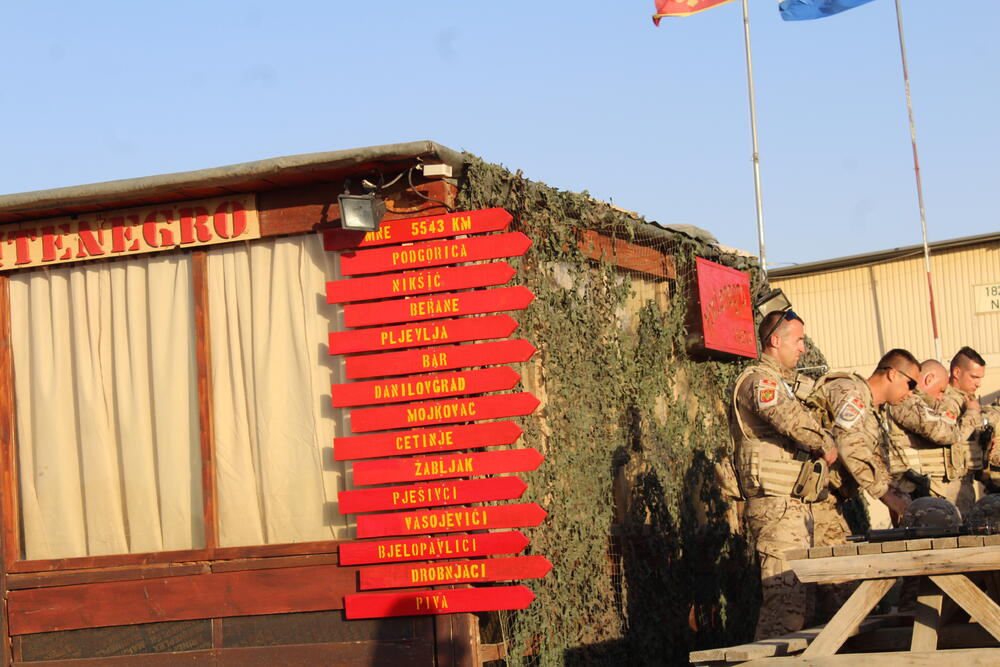 Vojska Crne Gore Avganistan, Vojska Avganistan, VCG AVganistan