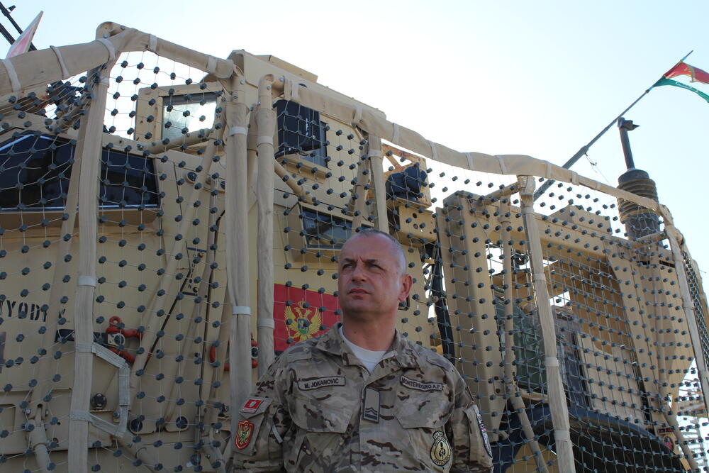 Vojska Crne Gore Avganistan, Vojska Avganistan, VCG AVganistan