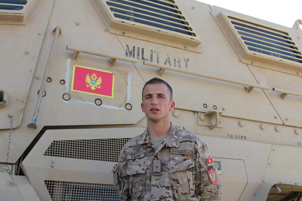 Vojska Crne Gore Avganistan, Vojska Avganistan, VCG AVganistan