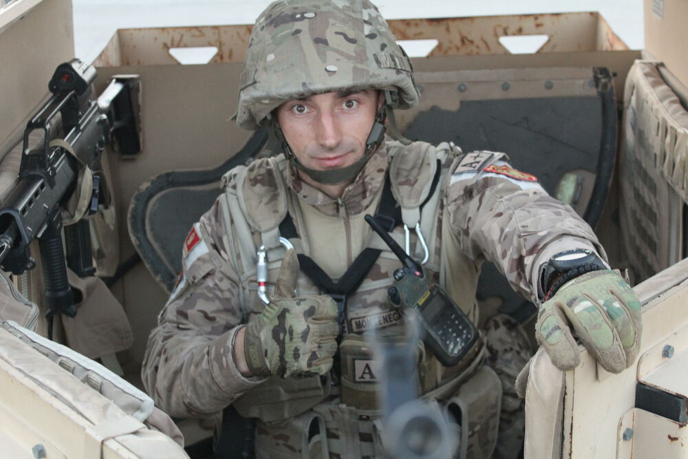 Vojska Crne Gore Avganistan, Vojska Avganistan, VCG AVganistan