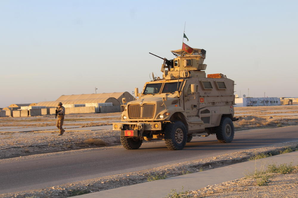 Vojska Crne Gore Avganistan, Vojska Avganistan, VCG AVganistan