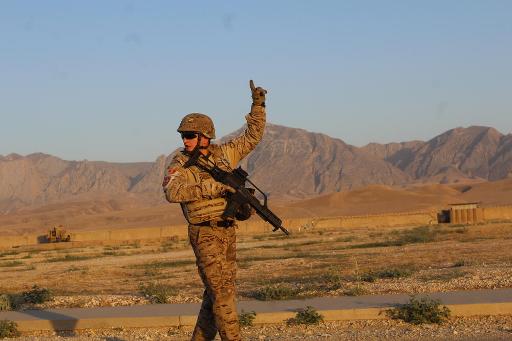 Vojska Crne Gore Avganistan, Vojska Avganistan, VCG AVganistan
