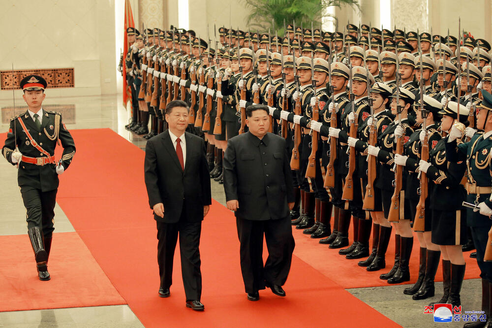 Kim Džong Un, Si Đinping, Foto: Reuters