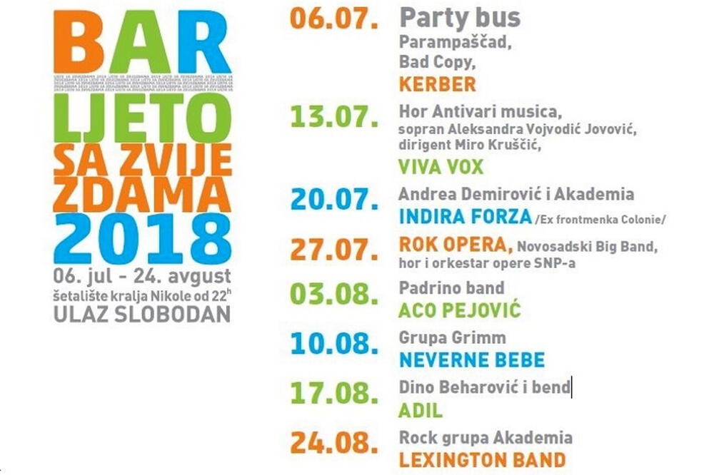 Ljeto sa zvijezdama Bar