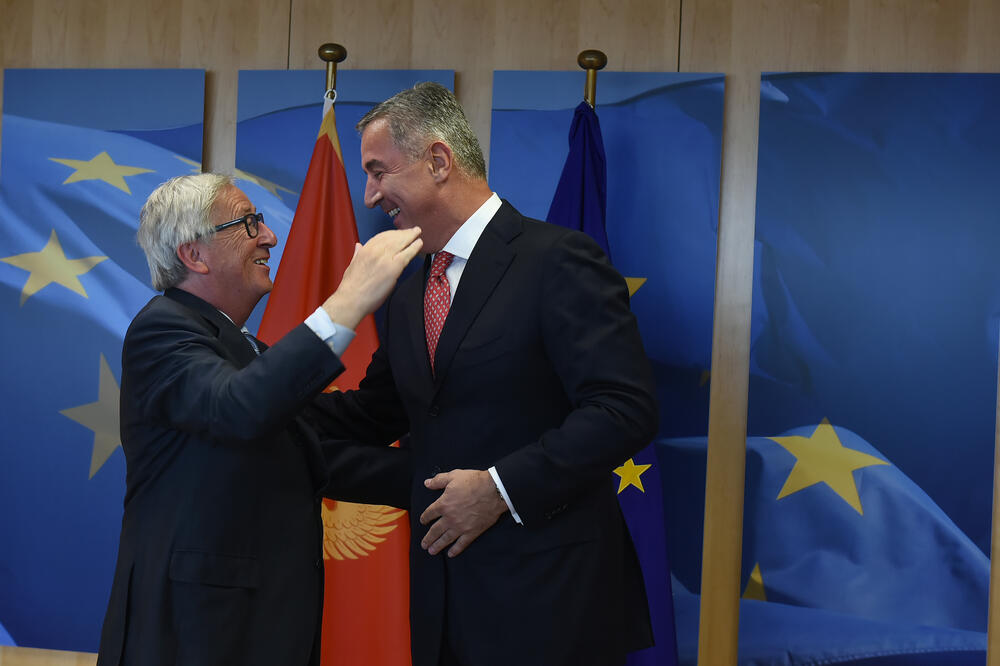 Žan Klod Junker, Milo Đukanović, Foto: Bojana Ćupić