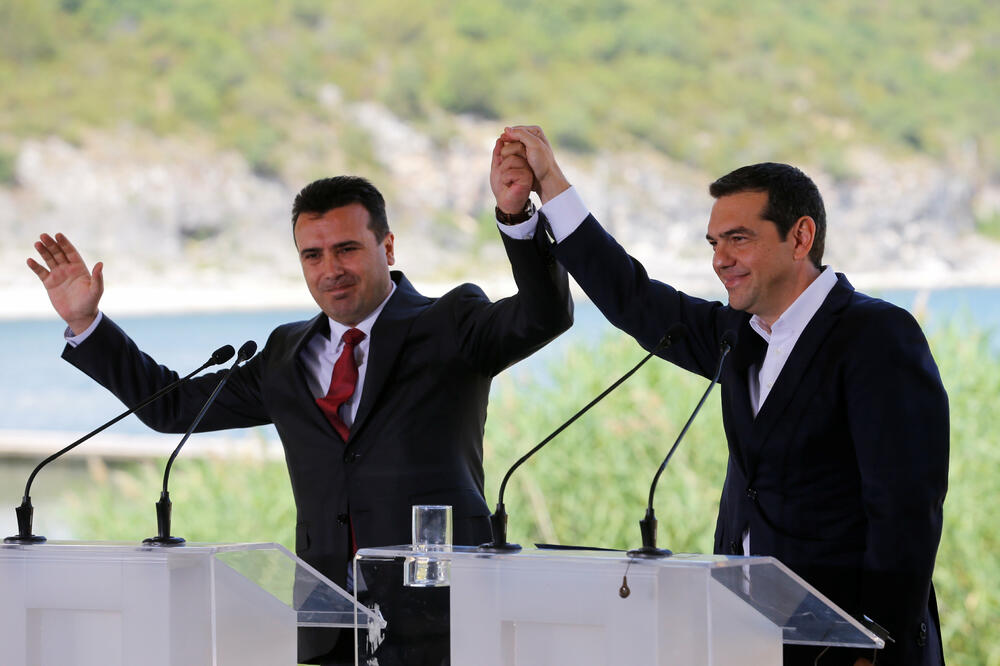 Zoran Zaaev, Aleksis Cipras, Foto: Reuters