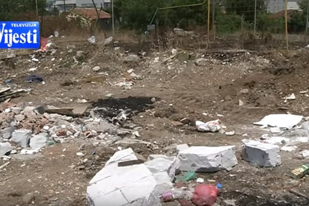 Nelegalna deponija, Podgorica, Foto: Screenshot(TvVijesti)