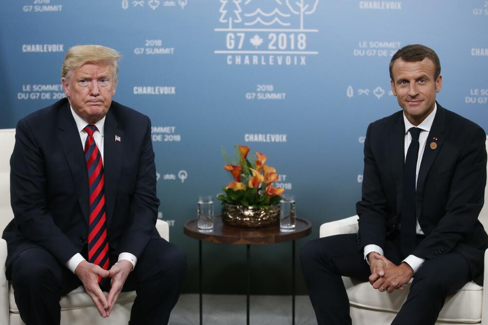 Donald Tramp, Emanuel Makron, Foto: Reuters
