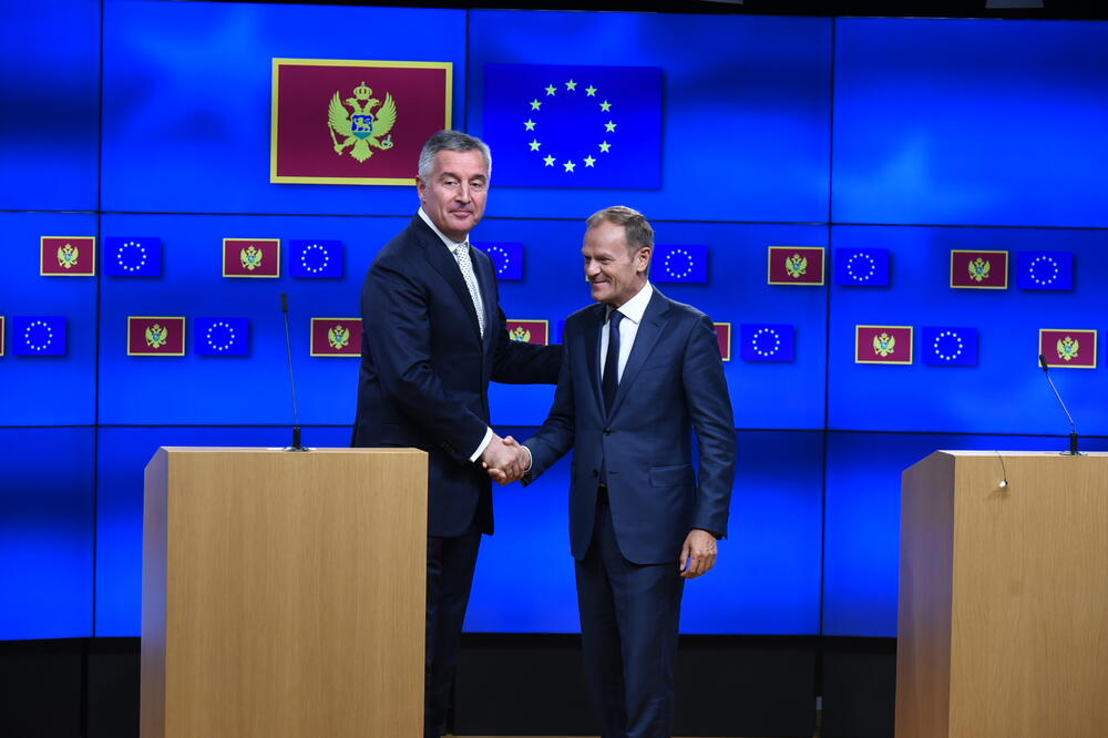 Milo Đukanović, Donald Tusk, Foto: Predsjednik.gov.me