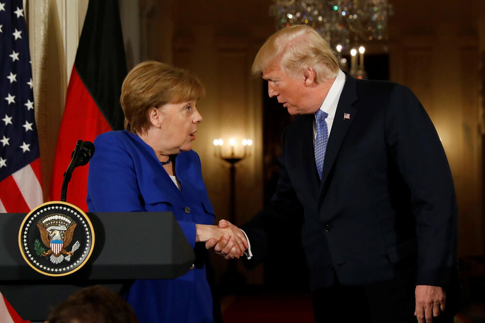 Angela Merkel, Donald Tramp, Foto: Reuters