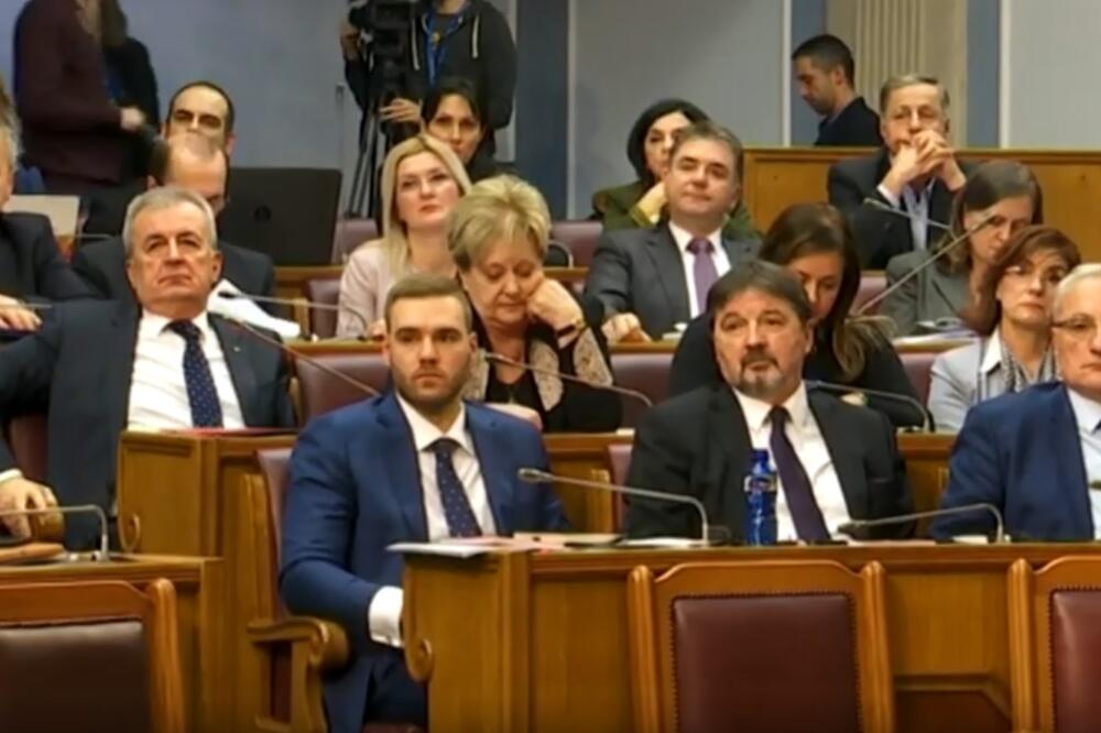 Poslanici DPS u Skupštini, Foto: Screenshot/TV Vijesti