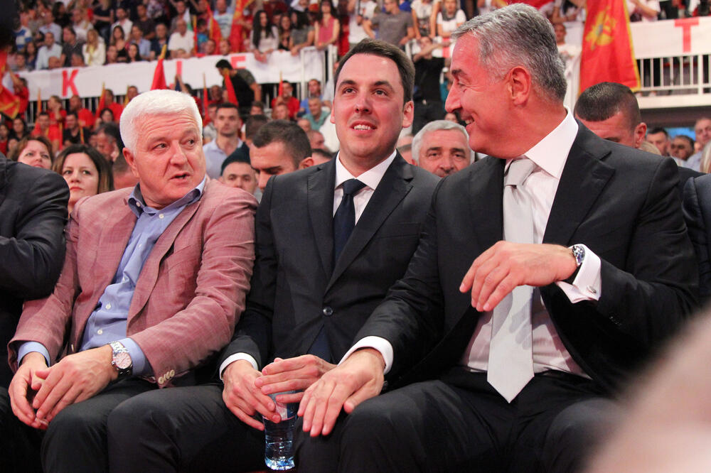 Duško Marković, Ivan Vuković, Milo Đukanović, Foto: Filip Roganović