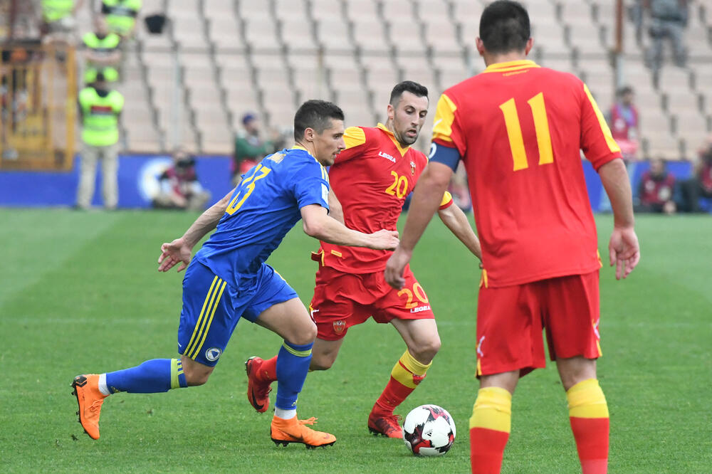 BiH - Crna Gora Fudbalska reprezentacija, Foto: Savo Prelević