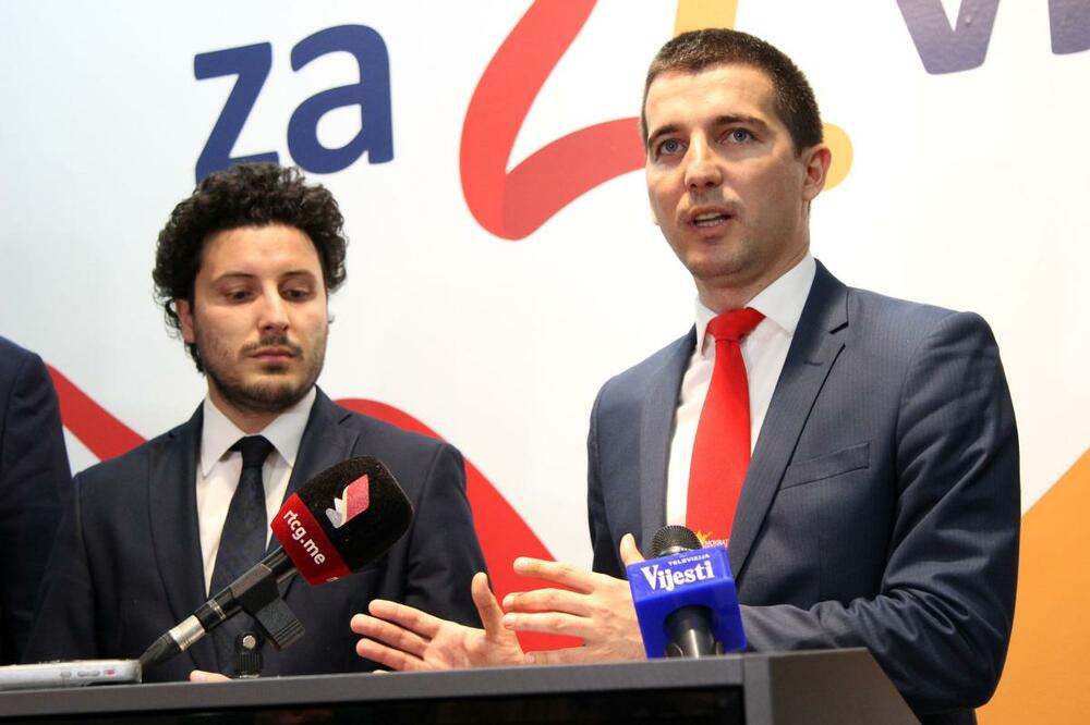 Dritan Abazović, Aleksa Bečić, Foto: Filip Roganović