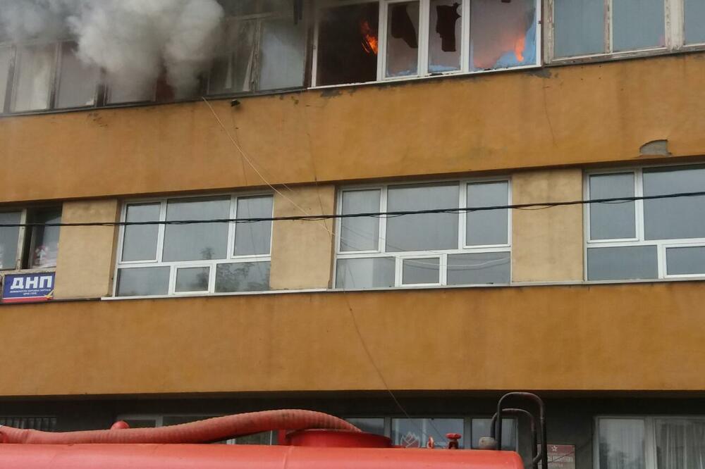 TV Pljevlja, požar, Foto: Goran Malidžan