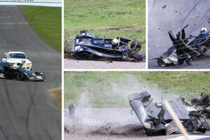 Pogledajte: Bolid se potpuno raspao, a vozač prošao bez povreda