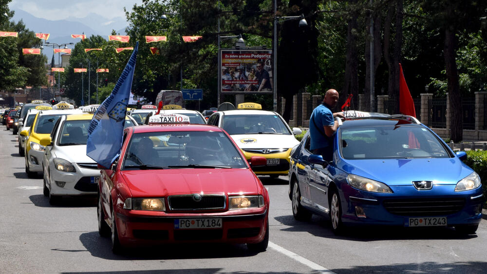 Taksisti protest